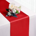 Satin Hotel Wedding Table Runner Decoration Polyester Solid Color Satin Tea Table Mat Satin Table Runner Factory Outlet