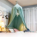 Tassel Dome Children's Tree House Tent Punch-free Installation Bedside Bed Curtain Shading Cloth Bed Mantle Water Wash Cotton Mosquito Net