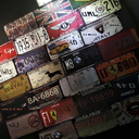 American retro license plate tin painting decorations industrial style bar hotel home creative personality wall decoration pendant