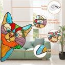New Fashioned Glass Cat Window Hanger cartoon animal Window decoration pendant decoration
