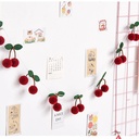 Korean-style Bayberry ball string room bedroom decoration fur ball string pendant DIY