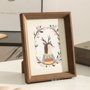Fengcai Dechang factory photo frame table wooden Bevel ins Wind 6 inch a4 European studio wall cardboard