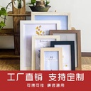 Picture frame wholesale solid wood photo frame table 5678 inch 10A4 mounted picture frame A3 inch a4 inch 4 open 8K Wall