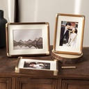 Solid Wood photo frame setting table high-level feeling 6 inch 7 8 wash photos to make photo album picture frame hanging wall ornaments A4A3