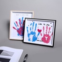 DIY7 Inch 10 Inch Handprint Photo Frame Gift Simple Set Table Picture Frame Couple Baby Family Handprint Display Frame Set Table