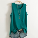 New Cotton Camisole Women's Summer Sleeveless Inner Large Size Knitted Base Shirt Outer Wear Loose