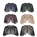 Daifa [sequin encryption] real evening dress sequin shawl Women's Party banquet lace Europe and America