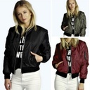 Explosions European and American Autumn and Winter New Solid Color Short Fashion Zipper Jacket