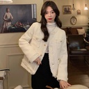 Chanel Style Coat Women's Spring Autumn Winter All-match New Fashionable Design Sense Tweed Casual Short Clothes Women's Clothing