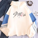 source Harajuku KPOP vagrant children's album sweatshirt long sleeve stitched hoodie