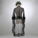 Special offer new lace soft Net 3 m long trailing veil photo studio photo photo shoot COS bride black veil