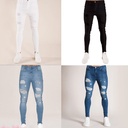 spot new men's jeans leggings ripped pants fashion trend pants