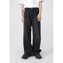 MTLCLOTHES Men's | Four Seasons New Korean Style Straight Black Grey Wide Leg Jeans Men