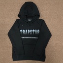 Trapstar new pullover sweater chenille decoding 2.0 stitching men's casual hooded sportswear suit