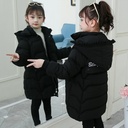 Girls in the long cotton padded cotton padded cotton padded Western style children factory direct a generation of hair