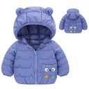 autumn and winter new small and medium-sized children's down cotton-padded jacket infant baby cotton-padded jacket lightweight hooded cotton-padded jacket coat men and women