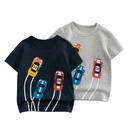 27kids韩版童装夏季男童短袖T恤 宝宝衣服儿童服装打底衫一件代发