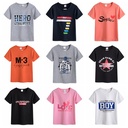 Children's clothing wholesale a generation of new children's summer sweat-absorbent T-shirt boys and girls students casual jacket