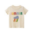 27home brand children's clothing summer girls short sleeve T-shirt baby clothes a generation of hair