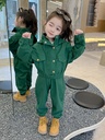 Girls' Sports Suit Fashionable Casual Suit Children's Spring Workwear Fashionable Clothes