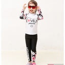 Korean Style Children's Swimwear Fashionable Sweet Cute Girls' Swimwear Split Long Sleeve Sunscreen Baby Swimwear