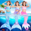 New Girls Mermaid Tail Swimsuit Clothing Bikini Mermaid Swimsuit Children Swimsuit