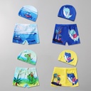 swimwear children's swimming trunks comfortable cute boy swimwear Korean printed beach boxer swimming trunks wholesale