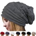 Explosions Pleated Flap Cap Women's Autumn and Winter Ski Wool Cap Outdoor Knitted Cap
