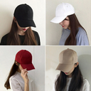 Printing LOGO Men's Outdoor Cap Women's Simple Cap Solid Color Casual All-match Korean Style Sunshade Baseball Cap