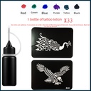 Temporary Net red tattoo paste Spray juice paste tattoo arm other shore flower hollow template set Wholesale
