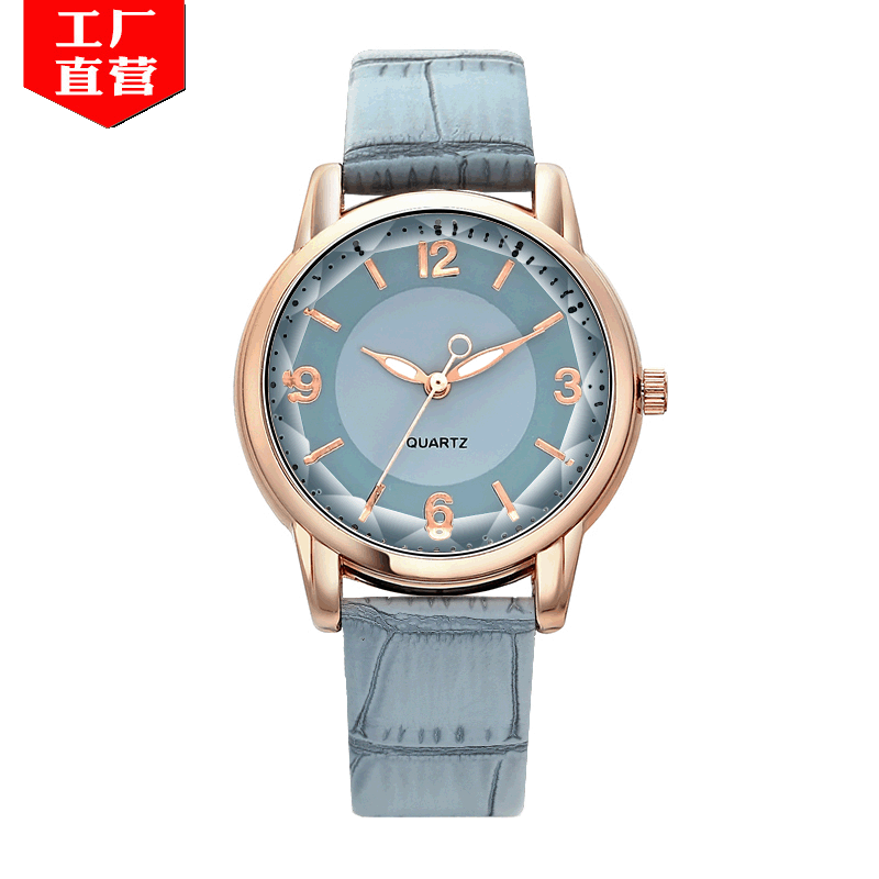 supply two-color dial quartz ladies watch creative belt watch female student watch factory wholesale