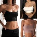 Hot Sale European and American Summer Women's New Solid Color Sexy Strap Navel Backless Vest