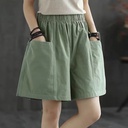 Wide-leg Shorts Women's Summer Large Size Casual Loose Students Straight Tooling Pants Women's Slimming All-match Trendy