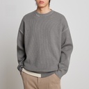 Mo Maike Fashion Contrast Color Stitching Sweater Men's Autumn Simple Round Neck Men's Sweater 20328
