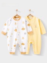 Newborn Class A Children's Baby's Autumn and Winter Anyang Baby's Wear Long-sleeved Baby's Clothes New Year's Base jumpsuit