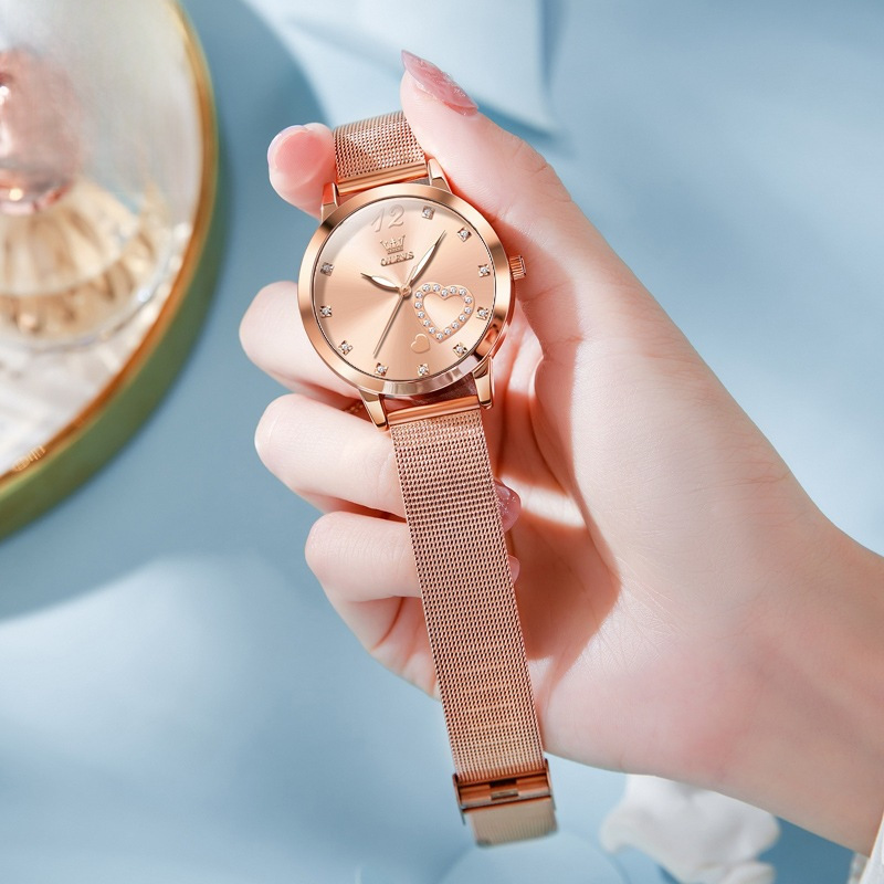 New Oli Shi Brand Watch Wholesale Waterproof Quartz Watch Tiktok Quick Hand Hot Selling Women's Watch Women's Watch
