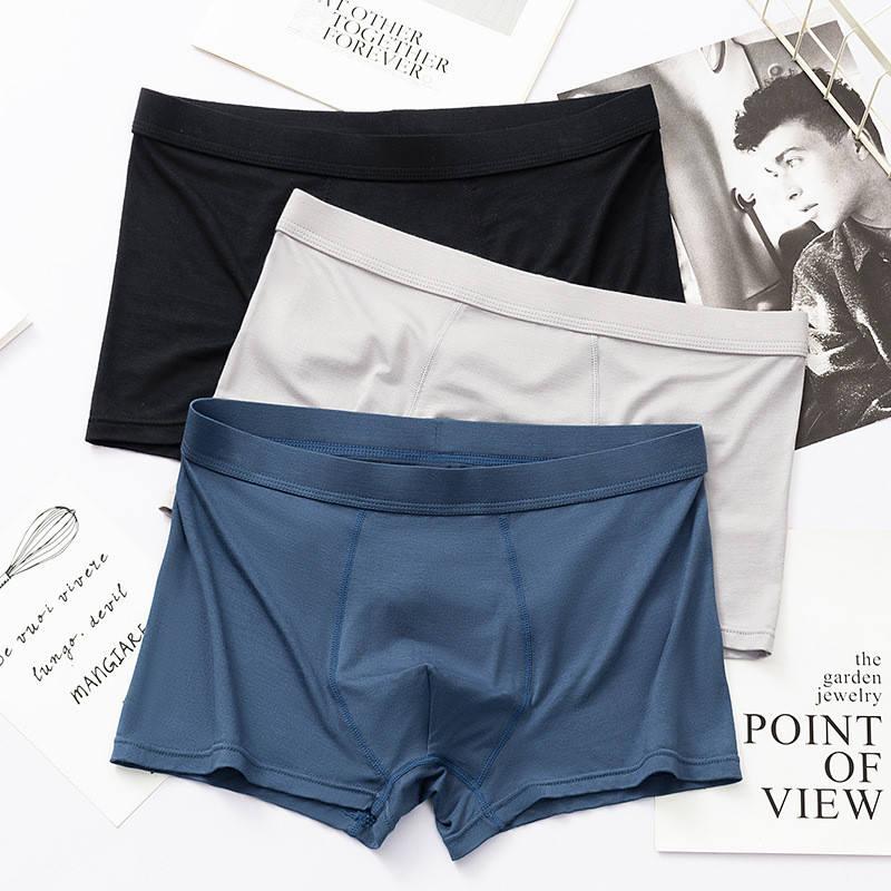 New men's underwear modal cotton large size breathable boxers waist 3D antibacterial boxer pants factory outlet