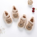 spring new colored cotton bear bunny shoes men's treasure women's treasure front soft bottom non-slip toddler shoes a generation of hair