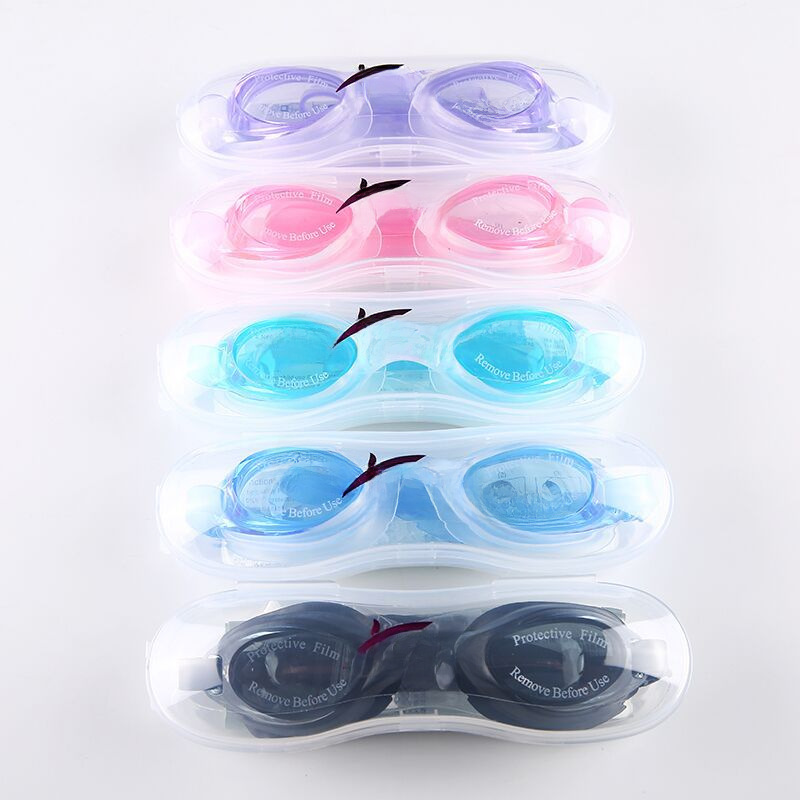 Cheap boxed PVC men's and women's swimming goggles waterproof anti-fog special offer swimming goggles racing swimming goggles 1800 with earplugs