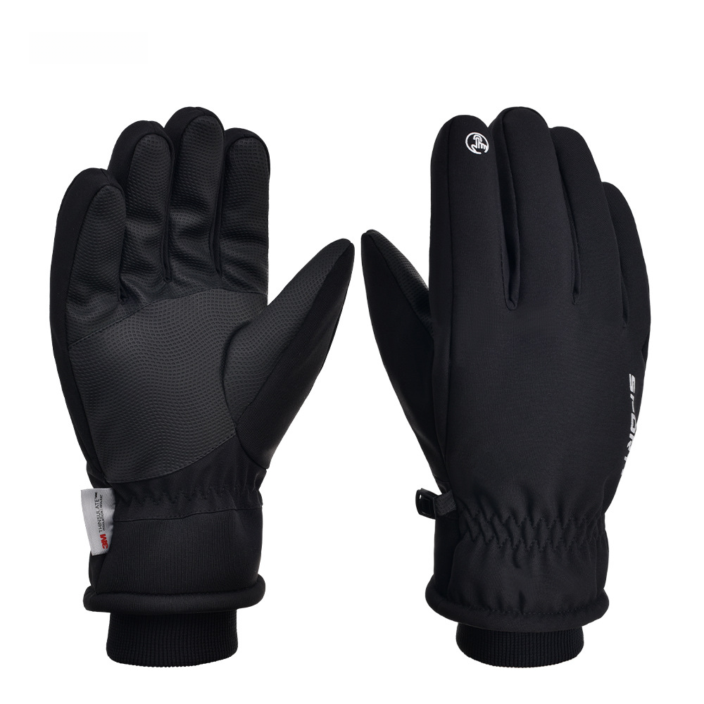 New 3m ski gloves autumn and winter warm windproof touch screen outdoor riding motorcycle electric car gloves