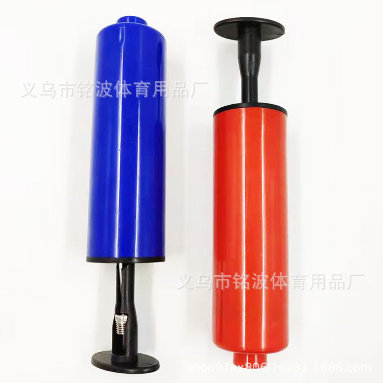 Metal American air injection pump portable mini hand push 6 inch football basketball plastic pump manufacturers wholesale
