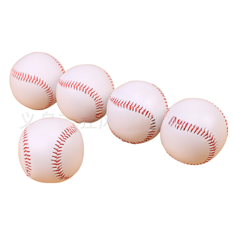 厂家批发棒球学生训练专用棒球小学生比赛pvc硬棒球9寸棒球