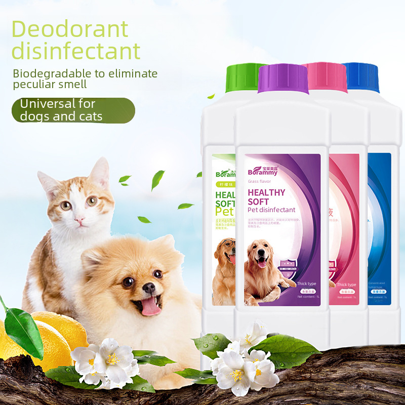Factory Direct Pet disinfectant 1000ml pet deodorant disinfectant pet perfume cleaning supplies