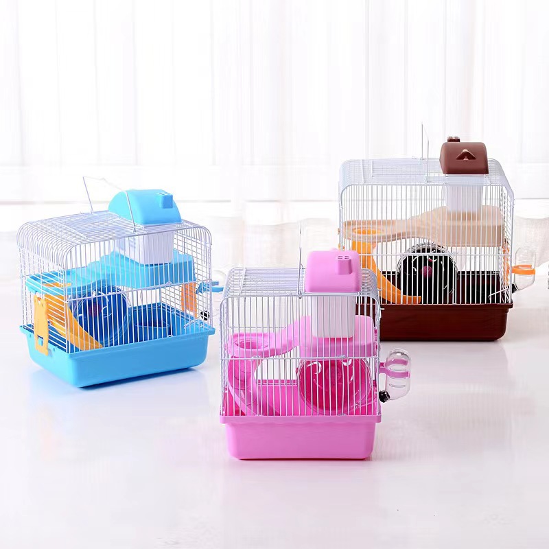 Hamster cage small castle Luxury Villa cage double layer hamster nest golden bear cage wholesale pet cage