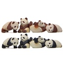 4款熊猫生活萌版造型手办DIY白搭微景观多肉园艺小清新造景公仔