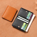 Ladies Wallet Simple Folding Snap Button Small Wallet Driver's License Card Bag Male Student Soft Wallet