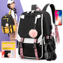 Heat Transfer Oxford Cloth Bag Trendy Men's Backpack Large Capacity Middle School Student Outdoor Backpack 2019