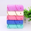 Factory microfiber towel thickened absorbent soft lint-free cartoon printed household gift towel