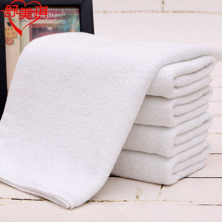 White towel 40g white towel hotel towel factory bath universal cotton towel