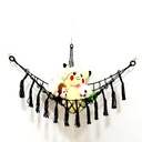 Nordic Style Storage Woven Wall Hanging Children's Room Toy Woven Toy Hanging Storage Bag Doll Net